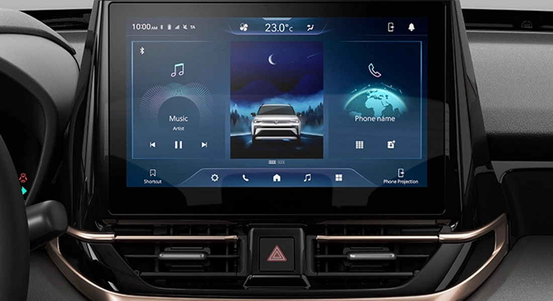 Entretenimiento y control a un solo toque